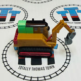 Oliver the Excavator with Treads No Sticker Pull Along Capsule Plarail - Used