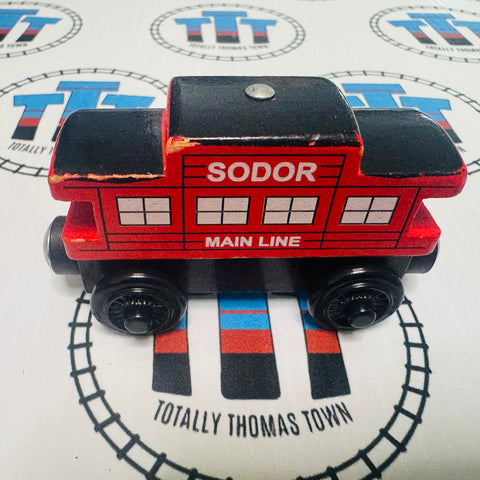 Sodor Line Caboose (Mattel) Wooden - Used