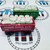 China Clay Cars (Learning Curve 2000) Rare Fair Condition Wooden - Used