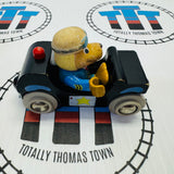 BRIO Sgt. Murphy (Brittle/Fair Condition) and Police Car Richard Scarry Busytown Fair Condition Wooden - Used