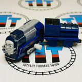 Vinnie & Tender Missing Whistle/Stickers Capsule Plarail Wind Up - Used