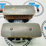 Annie & Clarabel (Learning Curve) Flat Magnet with Staples Grey Roof Poor Condition Wooden - Used