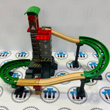 BRIO 33887 Lift & Load Set (Modified - Tower Missing Piece) Wooden - Used