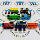 Train Value Pack #13 Fair/Poor Condition Chipping Paint/Discoloured/Missing Pieces (TALKING TRAINS NOT WORKING) Thomas Brand Wooden - Used