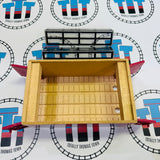 “The Works” Engine Repair Shop Clickity Clack #3 Fair Condition Scratched Roof Wooden - Used