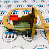 Treasure at the Mine Figure 8 Set #1 No Trains or Cargo (Fair Condition Station Base) - Used