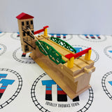 BRIO Lifting Bridge #3 Red Roof 33357 Marked Wooden - Used