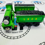 Flying Scotsman with 2 Tenders #1 (Learning Curve 2003) Rare Good Condition Wooden - Used