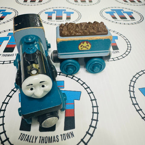 Ferdinand & Tender (Mattel) Poor Condition Chipping Paint Wooden - Used