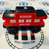 Sodor Line Caboose (Mattel) Good Condition Wooden - Used