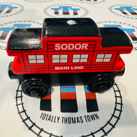 Sodor Line Caboose (Mattel) Good Condition Wooden - Used
