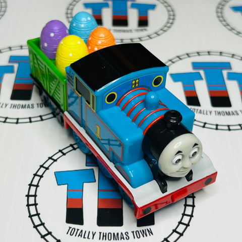 Plastic Pull Back Easter Egg Thomas - Used
