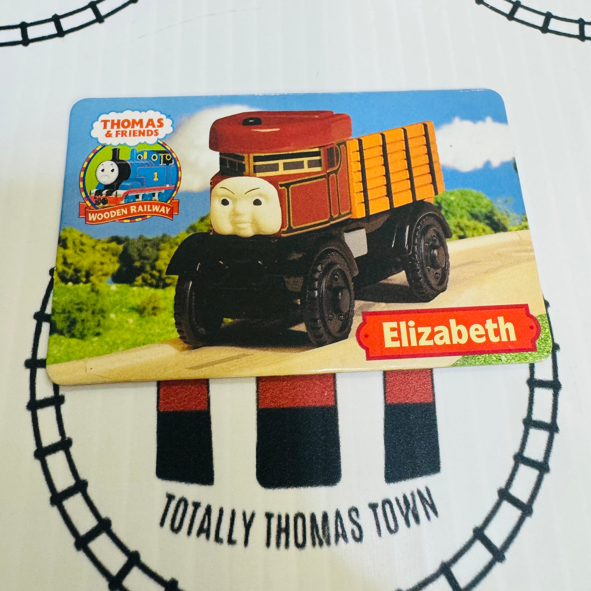 Wooden Railway Character Cards Used E - J (1 Card) Choose Your