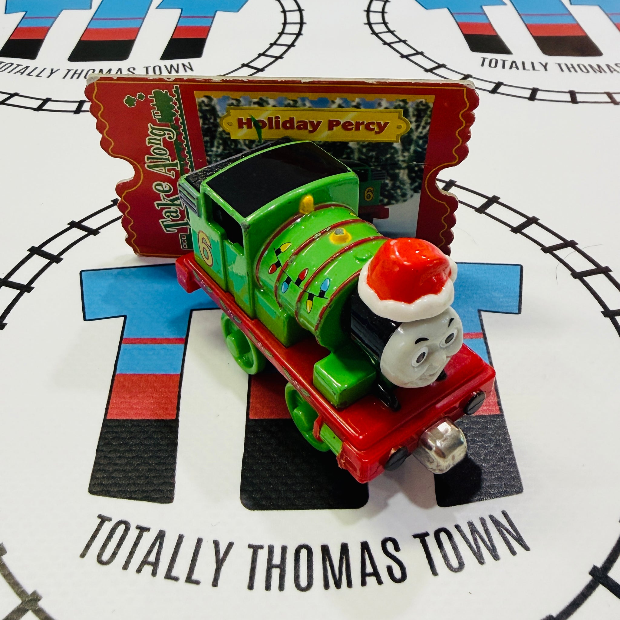 Holiday Percy with Lights (2002) with Bent Character Card Used