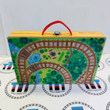 Melissa & Doug Take-Along Railroad Complete Wooden - Used