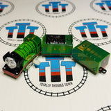 Flying Scotsman with Tenders Fair Condition Missing Lamps Capsule Plarail Wind Up - Used