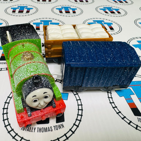Ghostly Percy (Snowy) (2009) and Cars Used - Trackmaster