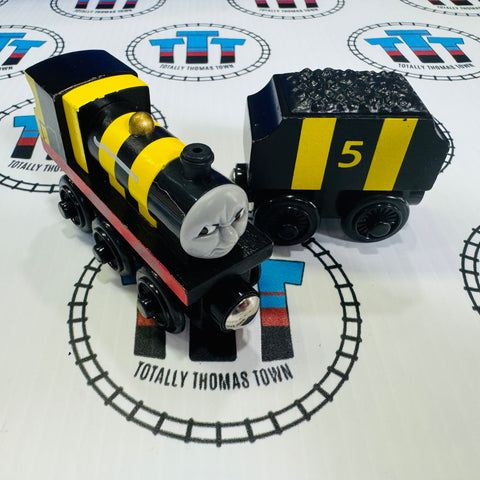 Busy as a Bee James with Tender (Learning Curve) Good Condition Rare Wooden - Used