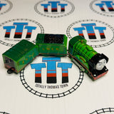 Flying Scotsman with Tenders Fair Condition Missing Lamps Capsule Plarail Wind Up - Used