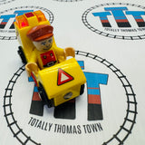 BRIO 33543 Light & Sound Service Car with Different Figure (Brittle/Fair Condition) #1 Wooden - Used