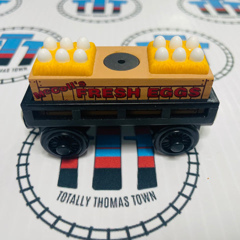 Egg Car Black with Egg Cargo (Learning Curve) Wooden - Used