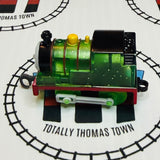 Clear Glitter Percy No Stickers Pull Along Capsule Plarail - Used