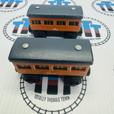 Light up and Reveal (Roll and Glow) Annie and Clarabel (Mattel) Wooden - Used