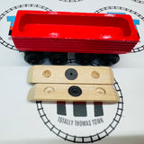 Sawmill Log Car with Log #2 (Learning Curve 1999) Wooden - Used