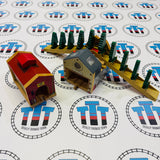 Storm on Sodor Set #1 No Trains/Collapsing Barn Not Working Wooden - Used