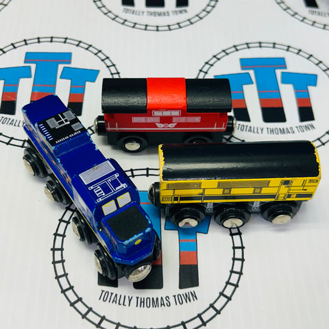 Blue Diesel Train Other Brand Wooden - Used