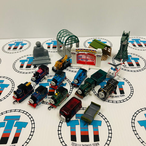 Capsule Plarail Wind-Up and Pull Along Broken Pieces, Missing Pieces, Missing Stickers Fair Condition/Glued Value Pack #1 - Used