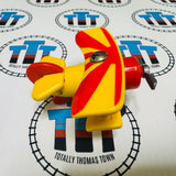 Tiger Moth Plane Grey Blades #2 (Learning Curve 2002) Wooden - Used