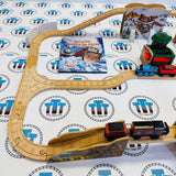 Dustin Comes in First Set with Trains & Book #1 (See Notes) Wooden - Used