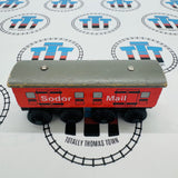 Wagon postal Sodor n°1 (Learning Curve 1996) Rare, écaillé, en bois - Occasion