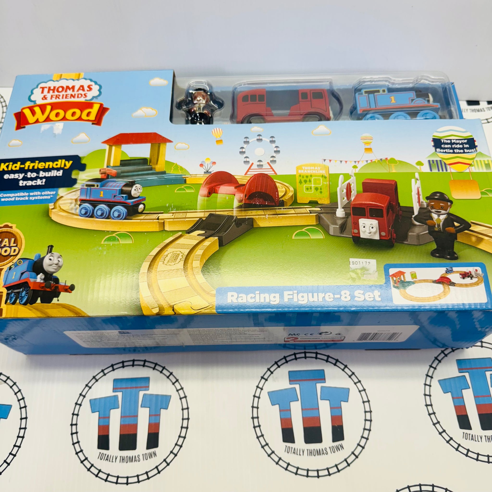Racing Figure 8 Set (Thomas Wood Mattel) with Thomas, Bertie and