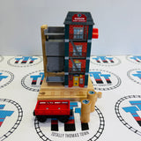 Sodor Paint Company #3 with 2 Barrels and Cargo Car with Track Piece Wooden - Used