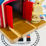 Captain's Shed #2 with Captain No Water (Glued Right Door - Working) Wooden - Used