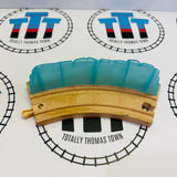 6.5" Curved Snowy Rock Track Fair Condition - Thomas Brand