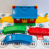 Thomas Deluxe Set (Missing Doors/Chipped Crossing) Golden Bear - Used