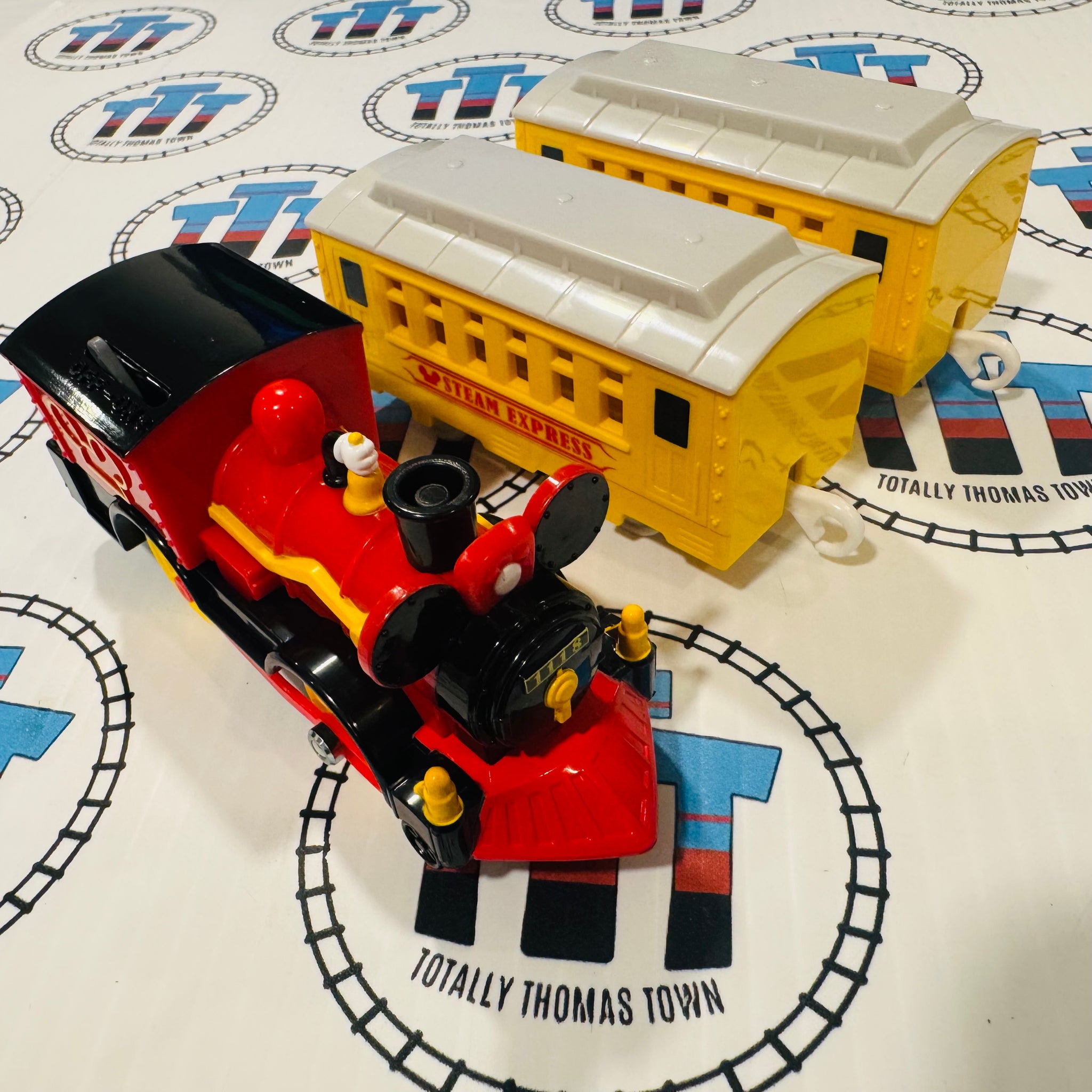 S-13 Mickey Mouse Train New in Box - TOMY – Totally Thomas Town