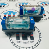Aquarium Cars Round with Shark and Squid (Learning Curve) Blue Water Good Condition Wooden - Used