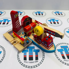 Fire Sea Rescue BIGJIGS Rail Wooden - New in Box