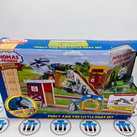 Percy and the Little Goat Set Wooden - New in Damaged Box