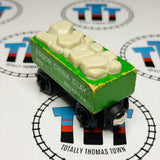 Green China Clay Car (1997) Rare Fair Condition Chipping Paint Wooden - Used