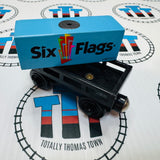 Six Flags Cargo Car (Learning Car) Good Condition Rare Wooden - Used