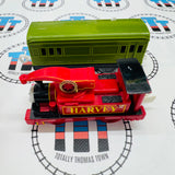 Harvey Missing 1 Side Rod and Passenger Car #4 (2009 Mattel) Noisy Used - Trackmaster