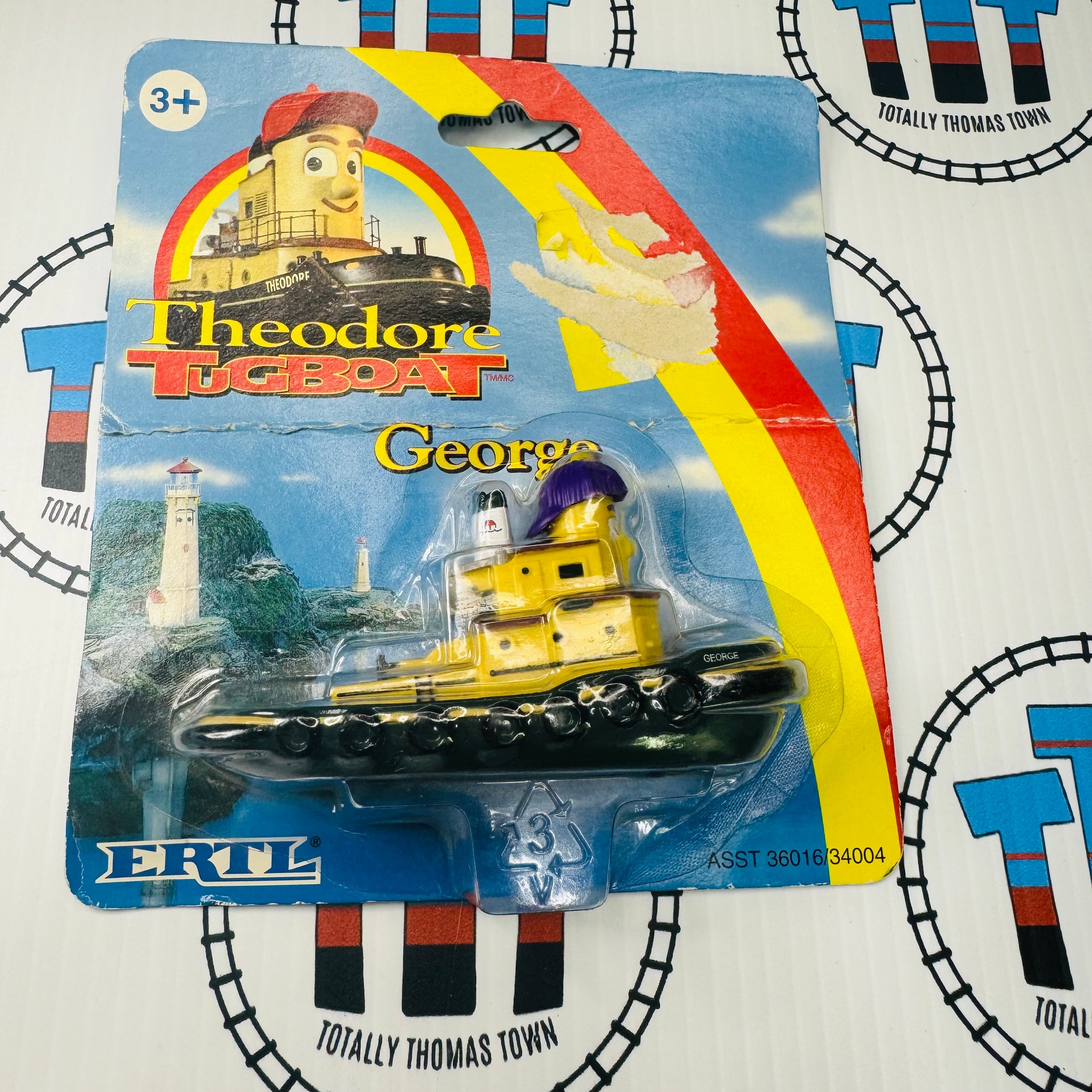 George from Theodore Tugboat Damaged Box ERTL - New – Totally
