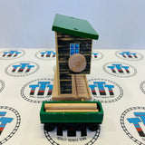 Sodor Log Loader with Log Car (1998) and 3 Logs Clickity Clack #2 Wooden - Used