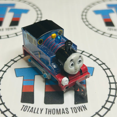 Clear Glitter Thomas Surprised Pull Along Capsule Plarail - Used