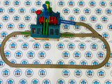 Spin & Fix Thomas Steamworks Set with Repair Gun Modified Track Used - Trackmaster